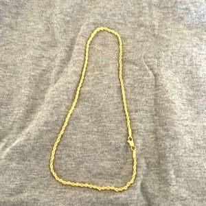 18 inch rope Gold plated